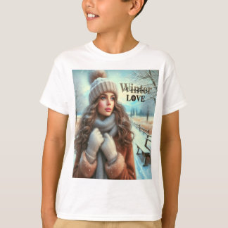 Ik hou van de winter t-shirt