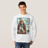 Ik hou van de winter t-shirt (Voorkant volledig)