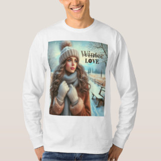 Ik hou van de winter t-shirt