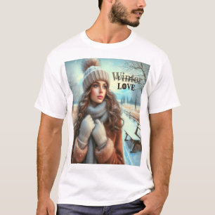 Ik hou van de winter t-shirt