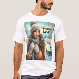 Ik hou van de winter t-shirt