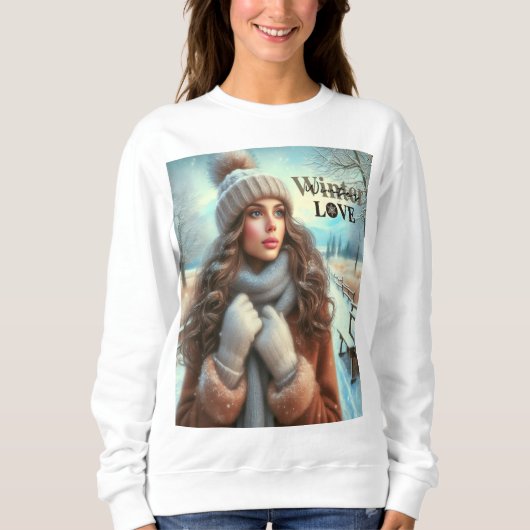 Ik hou van de winter trui (Voorkant)