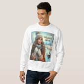 Ik hou van de winter trui (Voorkant volledig)