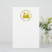 Ik hou van de woestijn briefpapier (Staand voorkant)