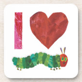 Ik hou van de zeer Hongaarse driepijler Bier Onderzetter (Voorkant)