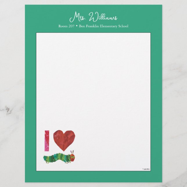 Ik hou van de zeer Hongaarse driepijler Briefhoofd (Voorkant)