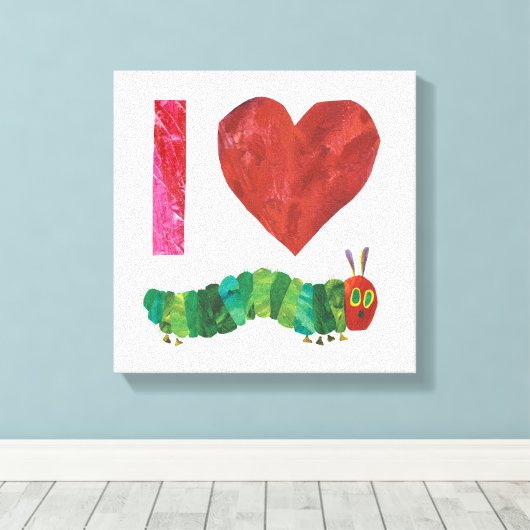 Ik hou van de zeer Hongaarse driepijler Canvas Afdruk (Insitu (Houten vloer))