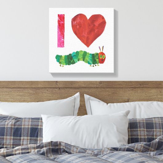 Ik hou van de zeer Hongaarse driepijler Canvas Afdruk (Insitu (Slaapkamer))