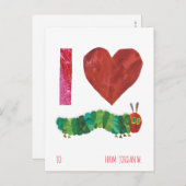 Ik hou van de zeer Hongaarse driepijler Feestdagenkaart (Voorkant / Achterkant)