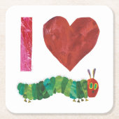 Ik hou van de zeer Hongaarse driepijler Kartonnen Onderzetters (Voorkant)