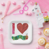 Ik hou van de zeer Hongaarse driepijler Papieren Bordje (Feest)