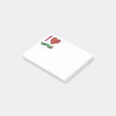 Ik hou van de zeer Hongaarse driepijler Post-it® Notes (Schuin)