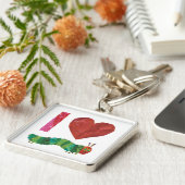 Ik hou van de zeer Hongaarse driepijler Sleutelhanger (Zijkant)