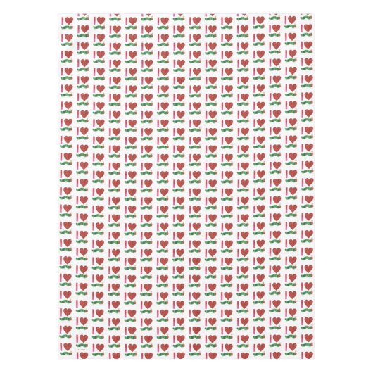 Ik hou van de zeer Hongaarse driepijler Tafelkleed (Voorkant)