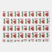 Ik hou van de zeer Hongaarse driepijler Theedoek (Horizontaal)