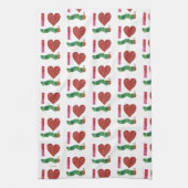 Ik hou van de zeer Hongaarse driepijler Theedoek (Verticaal)