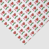 Ik hou van de zeer Hongaarse driepijler Tissuepapier (Detail)