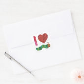 Ik hou van de zeer Hongaarse driepijler Vierkante Sticker (Envelop)