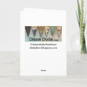 Ik hou van de zomer en jij - Wenskaart Kaart (Achterkant)