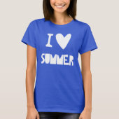 Ik hou van de zomer t-shirt (Voorkant)