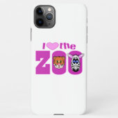 Ik hou van de Zoo iPhone Case iPhone Hoesje (Achterkant)