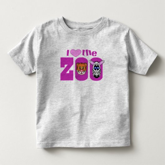 Ik hou van de Zoo Kinder Shirts (Voorkant)