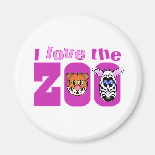 Ik hou van de Zoo Magneet (Voorkant)