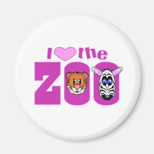 Ik hou van de Zoo Magneet (Voorkant)