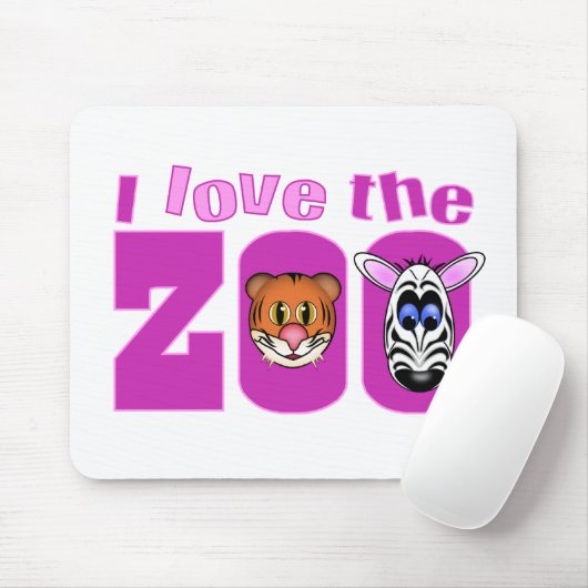 Ik hou van de Zoo Muismat (Met muis)