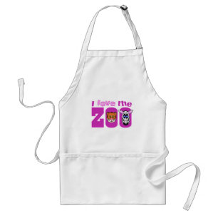 Ik hou van de Zoo Standaard Schort
