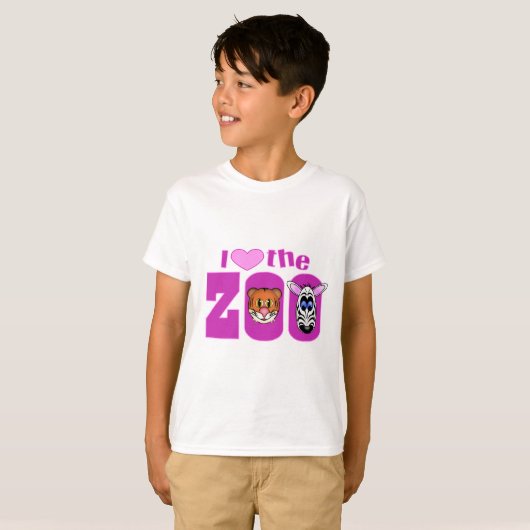 Ik hou van de Zoo T-shirt (Voorkant volledig)