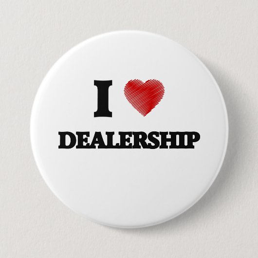 Ik hou van Dealership Ronde Button 7,6 Cm (Voorkant)