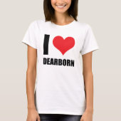 Ik hou van Dearborn T-shirt (Voorkant)