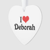 Ik hou van Deborah Ornament (voorkant)