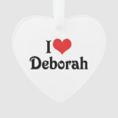Ik hou van Deborah Ornament (voorkant)