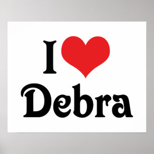 Ik hou van Debra Poster
