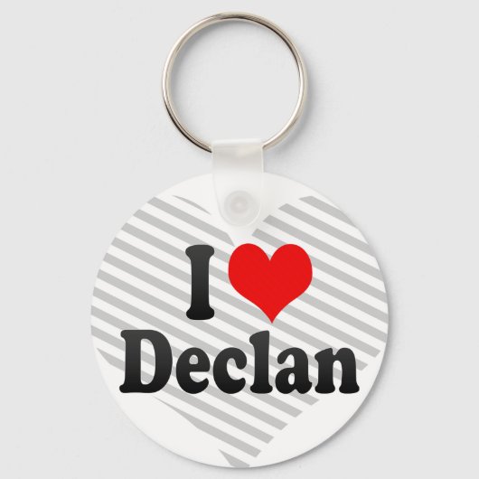 Ik hou van Declan Sleutelhanger (Voorkant)