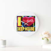 IK HOU VAN DEEP HOUSE GELE FONTS GROTE KLOK (Huis)