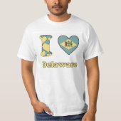 Ik hou van Delaware T-shirt (Voorkant)