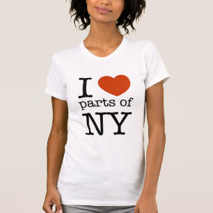 Ik hou van delen van NY T-shirt
