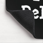 Ik hou van Delena hart T-Shirt Muismat (Hoek)