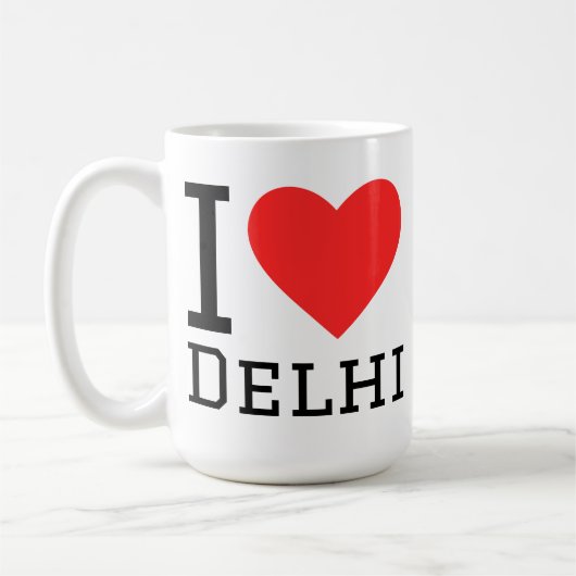Ik hou van Delhi Koffiemok (Links)