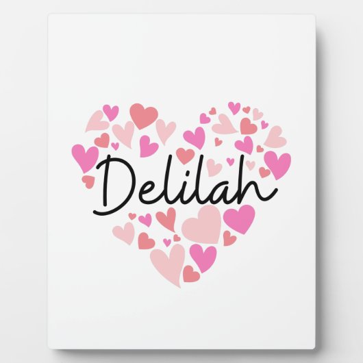 Ik hou van Delilah Fotoplaat (Voorkant)