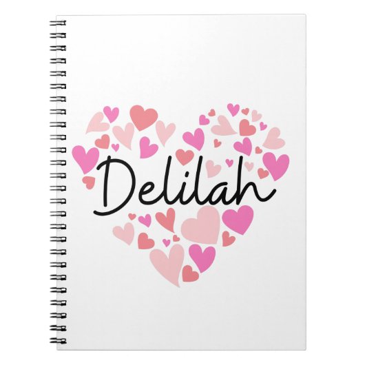 Ik hou van Delilah Notitieboek (Voorkant)