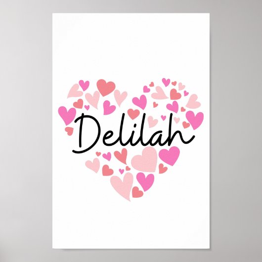 Ik hou van Delilah Poster (Voorkant)