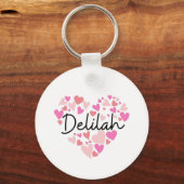 Ik hou van Delilah Sleutelhanger (Voorkant)