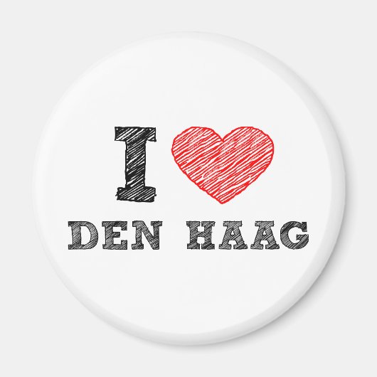 Ik hou van Den Haag Magneet (Voorkant)