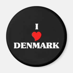 Ik hou van Denemarken Magneet