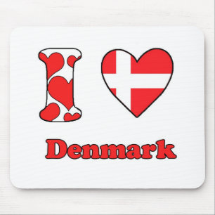 Ik hou van Denemarken Muismat