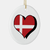 Ik hou van Denemarken Ornament (Rechts)